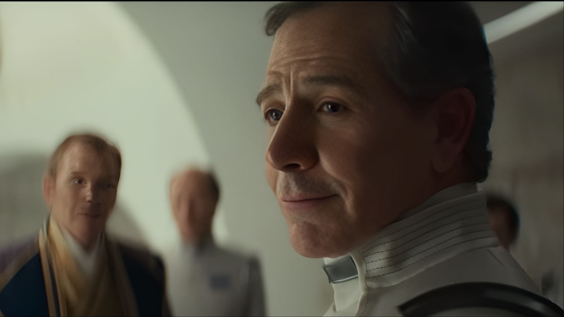 Director Orson Krennic makes a calculated move within the Empire as suspicions rise over internal leaks tied to the Death Star. (Image via Disney+)